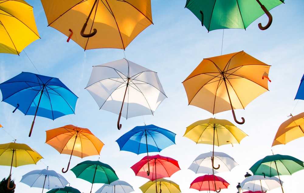 UmbrellasInSky